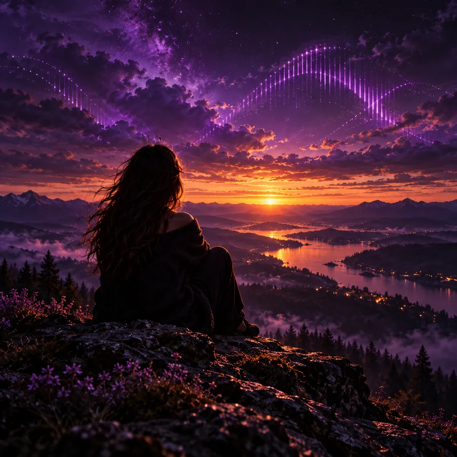 Illustrative Aisongs example artwork for a melody concept