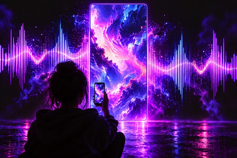 Illustrative artwork representing a short video with a planned music direction