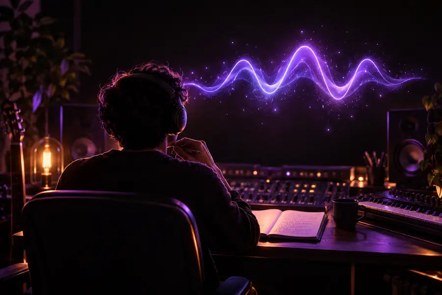 Visual representing the initial song idea