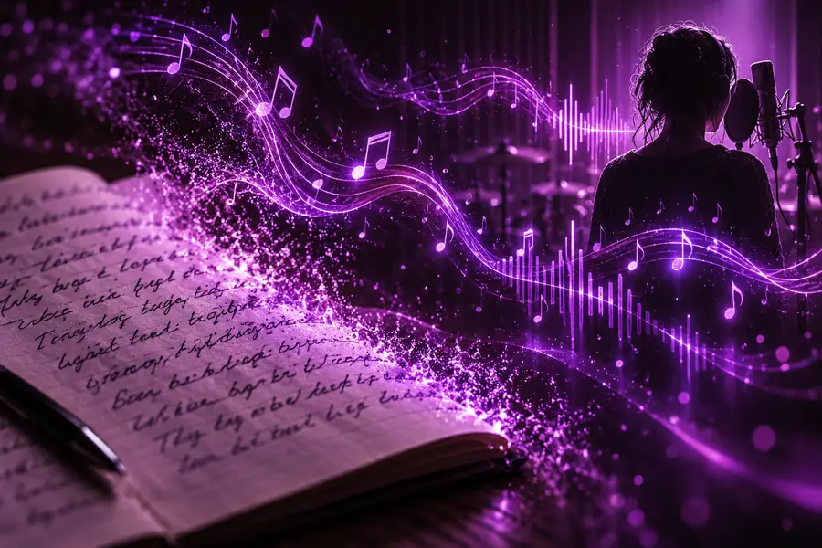 Finished AI song concept after text-led generation